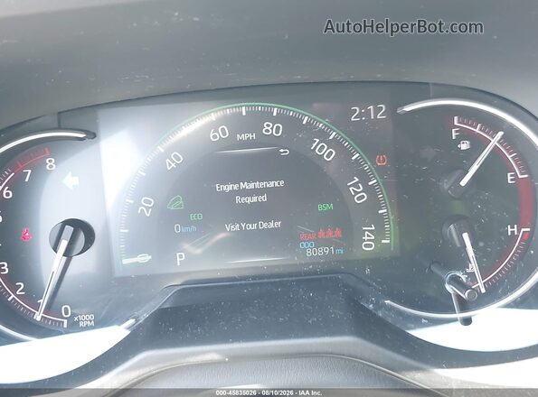 2T3J1RFV3LC078301 2020 TOYOTA RAV4 White Հետևի նստատեղերի տեսք