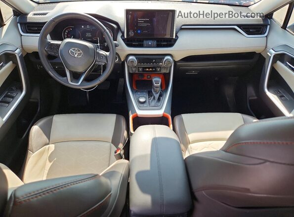 2T3J1RFV4RW437548 2024 TOYOTA RAV4 Black Widok deski rozdzielczej