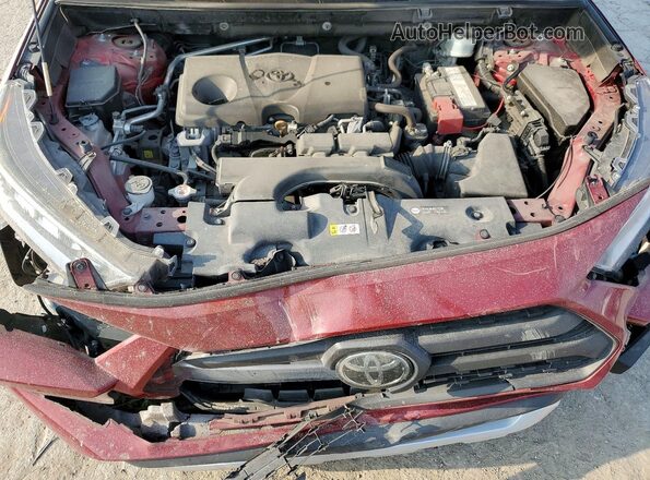 2T3J1RFV5KW016024 2019 TOYOTA RAV4 Maroon Engine compartment view