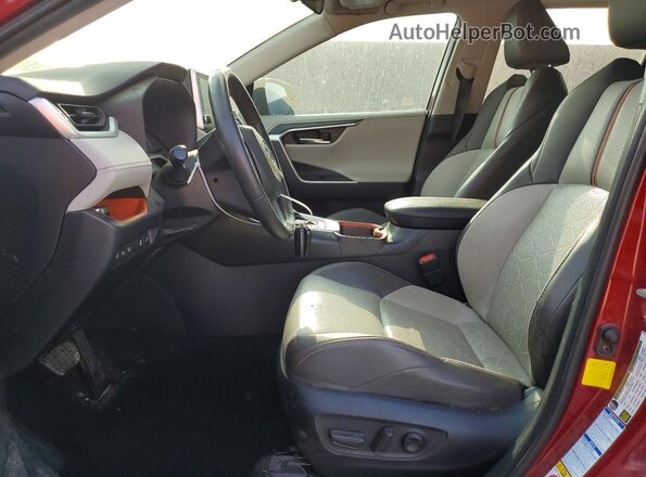 2T3J1RFV5KW016024 2019 TOYOTA RAV4 Maroon Front interior view