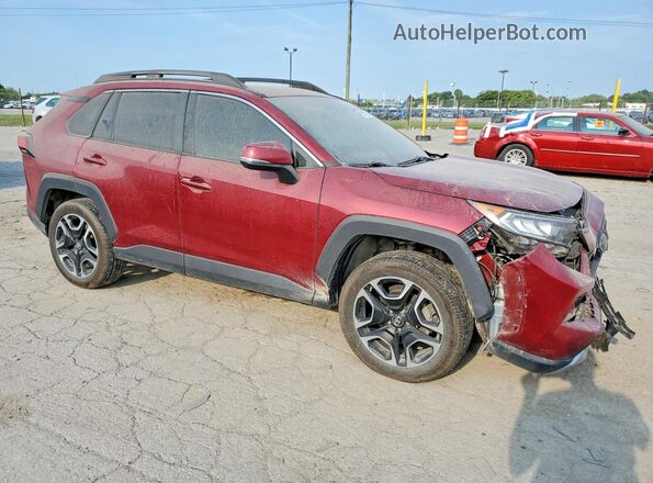 2T3J1RFV5KW016024 2019 TOYOTA RAV4 Maroon Front right