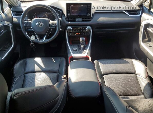 2T3J1RFV5LC076890 2020 TOYOTA RAV4 Black წინა პანელის ხედი