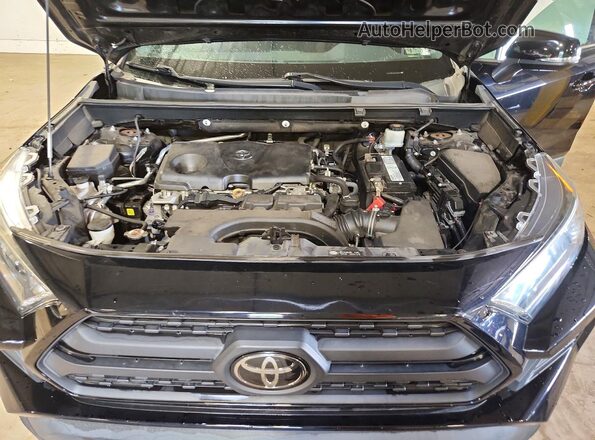 2T3J1RFV6KW049839 2019 TOYOTA RAV4 Black ძრავის განყოფილების ხედი