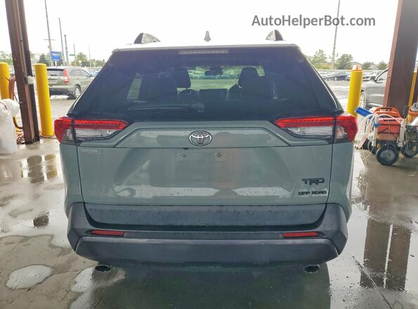 2T3J1RFV6LC108729 2020 TOYOTA RAV4 Бирюзовый Вид сзади
