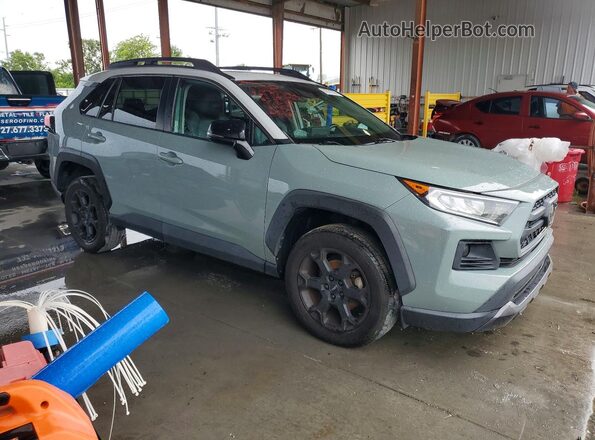 2T3J1RFV6LC108729 2020 TOYOTA RAV4 Бирюзовый Передняя правая четверть