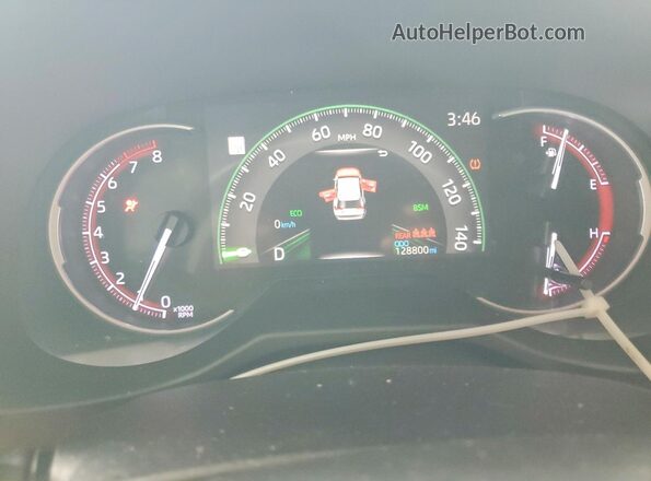 2T3J1RFV6LC108729 2020 TOYOTA RAV4 Бирюзовый Вид щитка приборов
