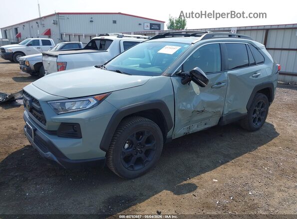 2T3J1RFV6LC127569 2020 TOYOTA RAV4 Green Առջևի ձախ երեք քառորդ տեսարան