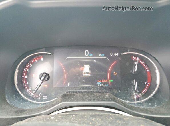 2T3J1RFV6MW180420 2021 TOYOTA RAV4 Gray Սարքավորումների վահանակի տեսք
