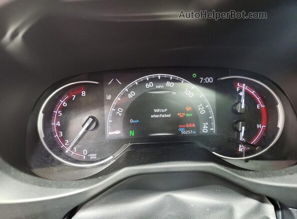 2T3J1RFV6PW342308 2023 TOYOTA RAV4 Green Вид щитка приладів