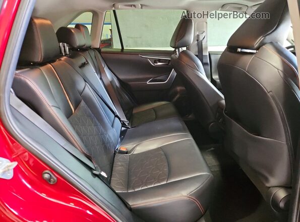 2T3J1RFV7KW002643 2019 TOYOTA RAV4 Бордовый Вид задней части салона