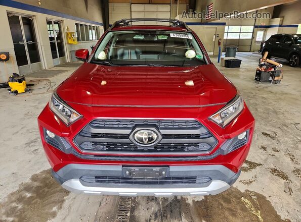 2T3J1RFV7KW002643 2019 TOYOTA RAV4 Бордовый Вид спереди