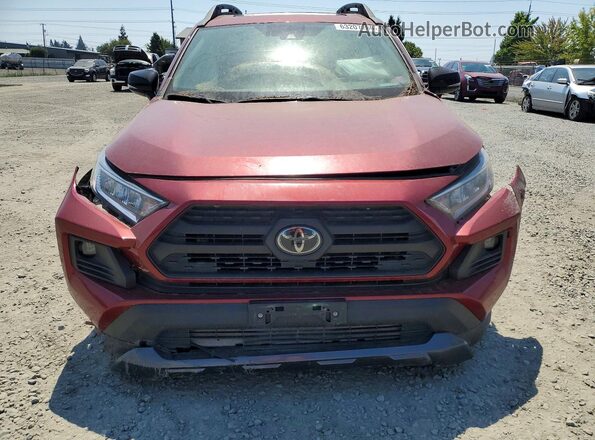 2T3J1RFV7LC119870 2020 TOYOTA RAV4 Burgundy Դիմացի տեսք