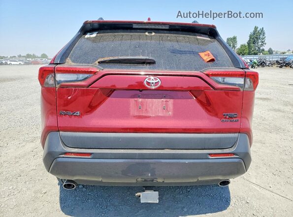 2T3J1RFV7LC119870 2020 TOYOTA RAV4 Burgundy Հետևի տեսք