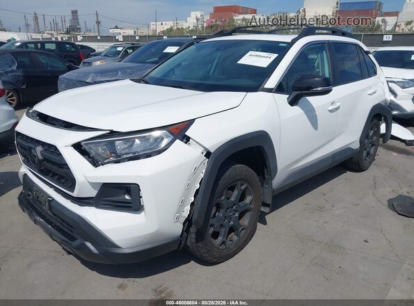 2T3J1RFV8LC086099 2020 TOYOTA RAV4 White წინა მარცხენა ხედი სამი მეოთხედიდან