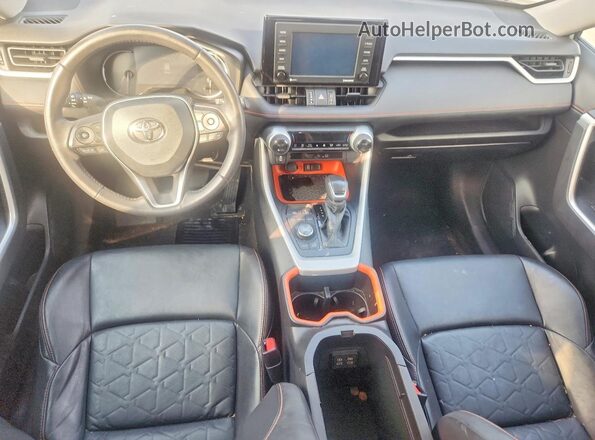 2T3J1RFV8NW257077 2022 TOYOTA RAV4 Green Առջևի վահանակի տեսք