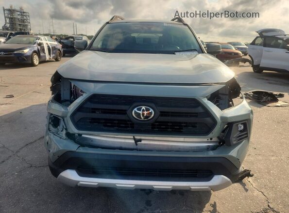 2T3J1RFV8NW257077 2022 TOYOTA RAV4 Green Դիմացի տեսք