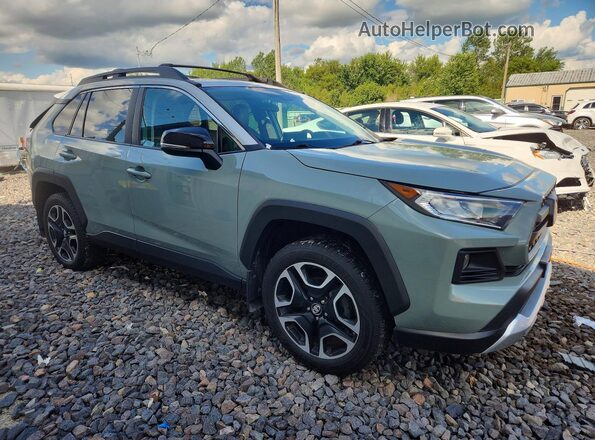 2T3J1RFV9KC006596 2019 TOYOTA RAV4 Серый Передняя правая четверть