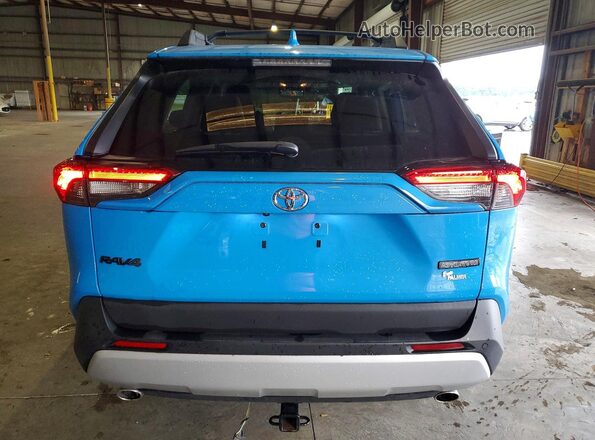 2T3J1RFVXKC048369 2019 TOYOTA RAV4 Blue უკანა სავარძლების ხედი