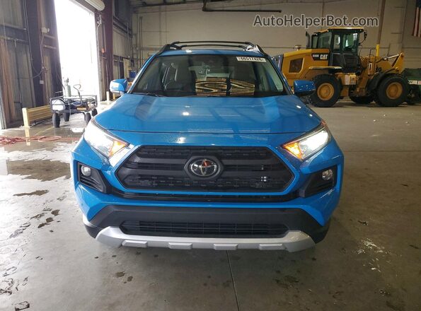2T3J1RFVXKC048369 2019 TOYOTA RAV4 Blue წინა პანელის ხედი