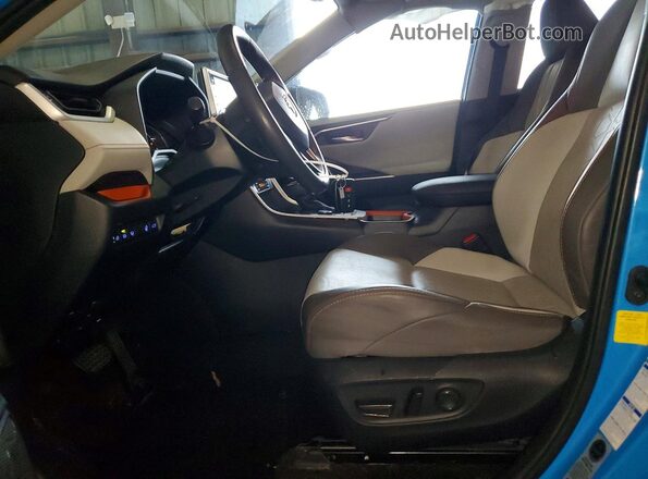 2T3J1RFVXKC048369 2019 TOYOTA RAV4 Blue ძრავის განყოფილების ხედი
