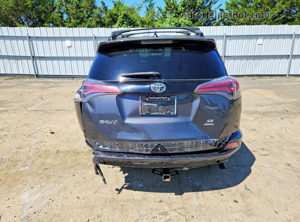 2T3JFREV1HW589787 2017 TOYOTA RAV4 Gray Հետևի տեսք
