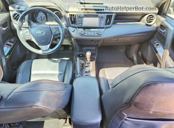 2T3JFREV1HW589787 2017 TOYOTA RAV4 Gray Առջևի վահանակի տեսք