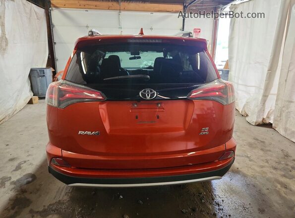 2T3JFREV2GW528642 2016 TOYOTA RAV4 Orange Vista trasera