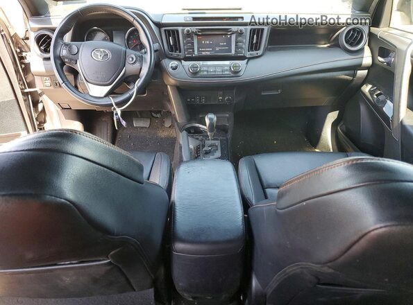 2T3JFREV3GW482397 2016 TOYOTA RAV4 Серый Вид панели приборов