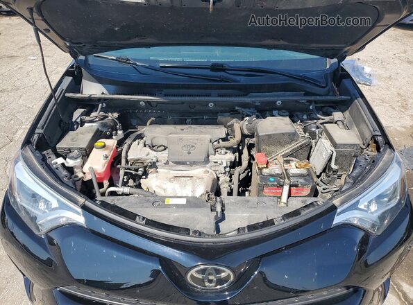 2T3JFREV4GW450185 2016 TOYOTA RAV4 Black Vista del compartimento del motor