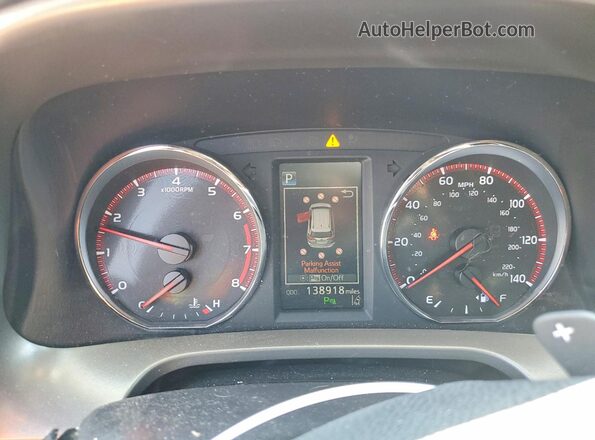 2T3JFREV4GW450185 2016 TOYOTA RAV4 Black Vista del cuadro de instrumentos