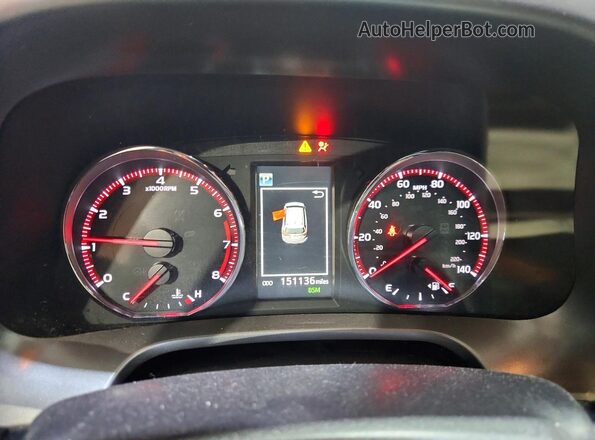 2T3JFREV4GW519134 2016 TOYOTA RAV4 Черный Вид щитка приборов