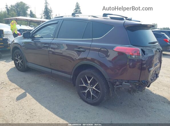 2T3JFREV5GW457940 2016 TOYOTA RAV4 Maroon Tył lewy