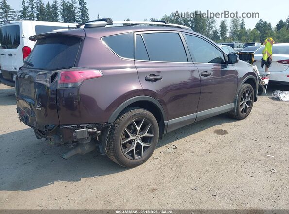 2T3JFREV5GW457940 2016 TOYOTA RAV4 Maroon Tył prawy