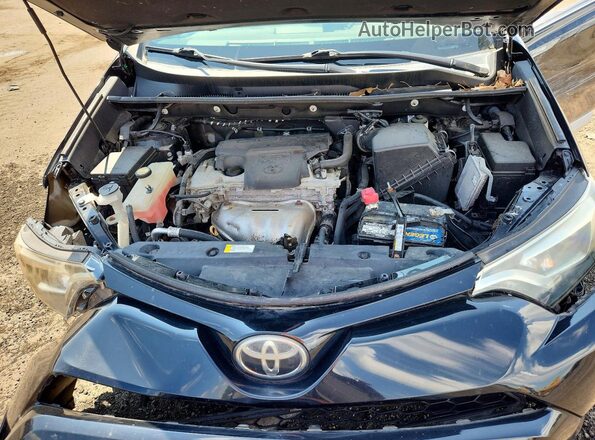 2T3JFREV6HW639325 2017 TOYOTA RAV4 Black Widok komory silnika