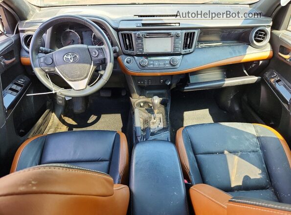 2T3JFREV6HW639325 2017 TOYOTA RAV4 Black Widok deski rozdzielczej