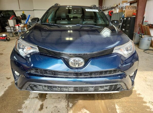 2T3JFREV6JW839420 2018 TOYOTA RAV4 Blue Front view