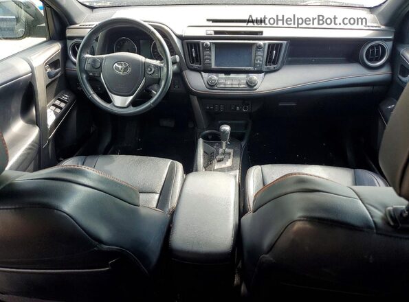 2T3JFREV7GW409436 2016 TOYOTA RAV4 Черный Вид панели приборов
