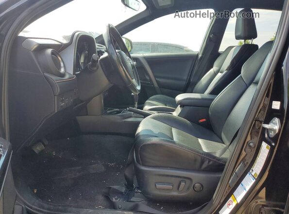 2T3JFREV7GW409436 2016 TOYOTA RAV4 Черный Вид салона спереди