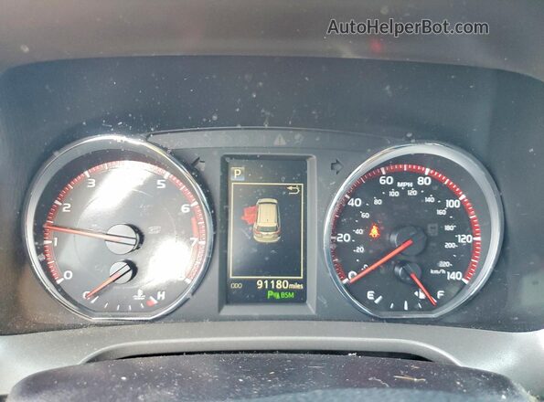 2T3JFREV9HW654059 2017 TOYOTA RAV4 Black Instrument cluster view