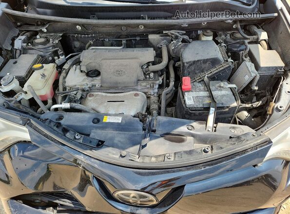 2T3JFREVXJW785698 2018 TOYOTA RAV4 Черный Вид подкапотного пространства