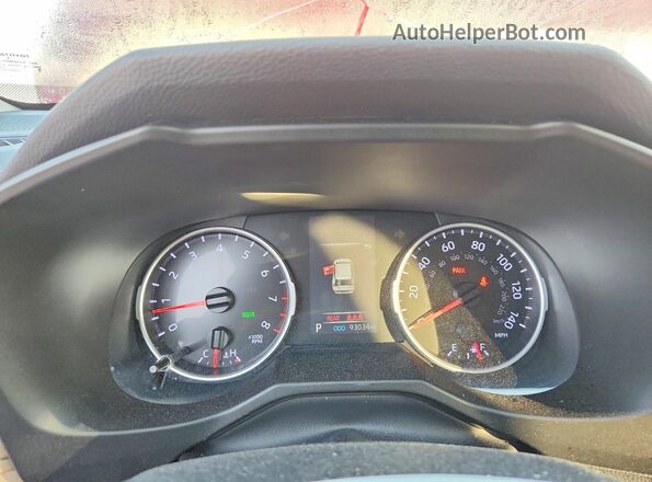 2T3K1RFV0KW032152 2019 TOYOTA RAV4 Maroon Սարքավորումների վահանակի տեսք