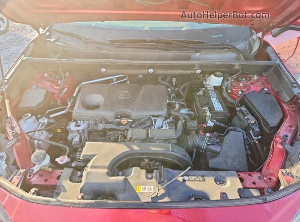 2T3K1RFV0KW032152 2019 TOYOTA RAV4 Maroon Շարժիչի բաժամունքի տեսք