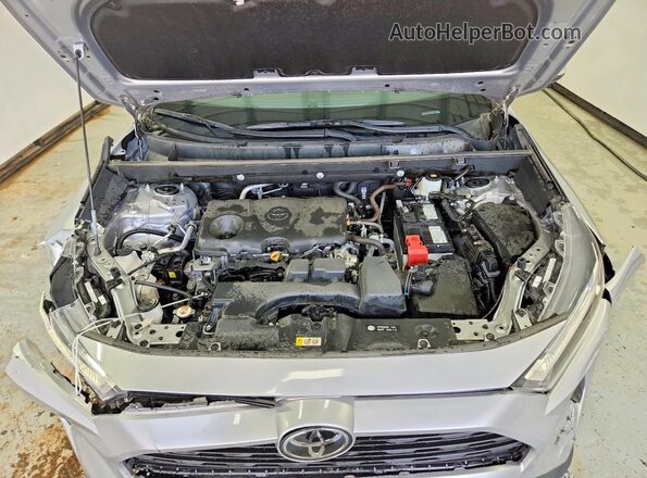 2T3K1RFV1SC341856 2025 TOYOTA RAV4 Silver Widok komory silnika