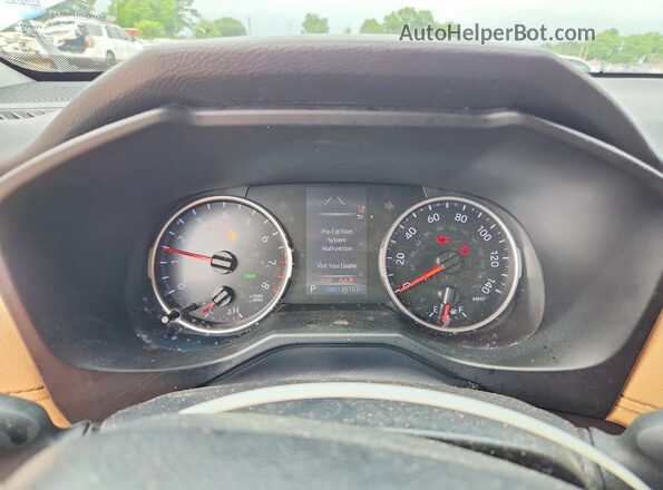 2T3K1RFV4NC192881 2022 TOYOTA RAV4 White Instrument cluster view