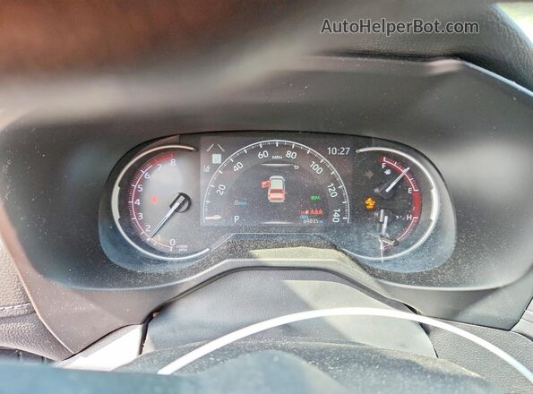 2T3K1RFV5PC227446 2023 TOYOTA RAV4 Черный Вид щитка приборов
