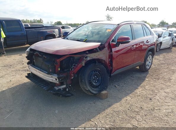 2T3K1RFV6LC059505 2020 TOYOTA RAV4 Red წინა მარცხენა ხედი სამი მეოთხედიდან