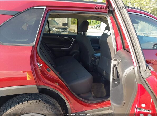 2T3K1RFV6LC059505 2020 TOYOTA RAV4 Red VIN კოდის სტიკერის ხედი