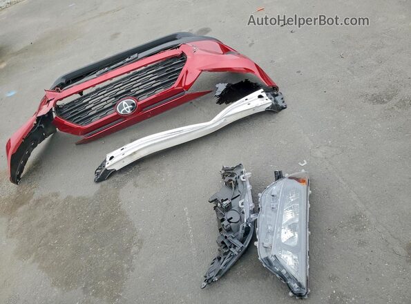2T3K1RFVXMW176259 2021 TOYOTA RAV4 Red Вид наклейки з VIN-кодом