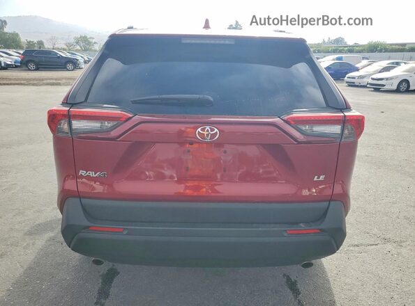2T3K1RFVXMW176259 2021 TOYOTA RAV4 Red Вид ззаду
