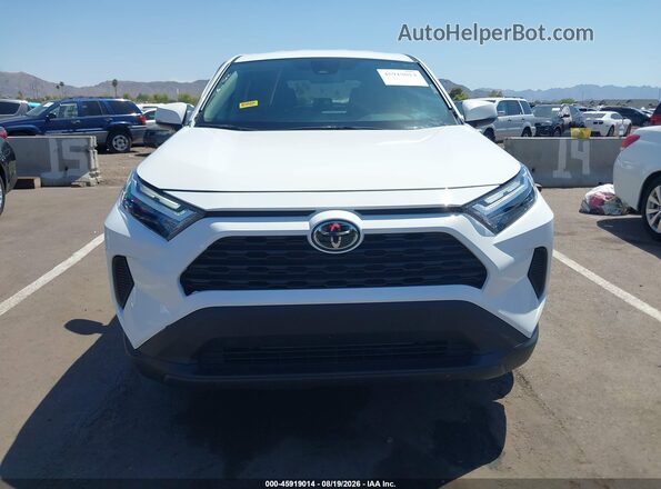 2T3K1RFVXSW443025 2025 TOYOTA RAV4 White Instrument cluster view